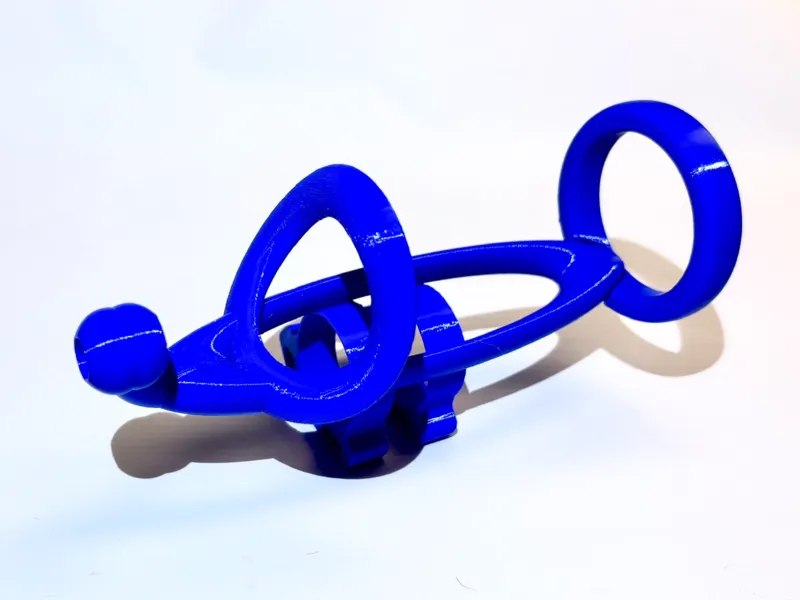 Ergonomic Dual Cock Ring with Dilator & Vibro-Egg Adapter