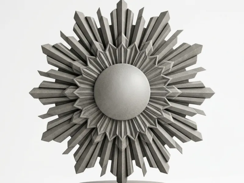 Home Decor Symmetrical Sun design