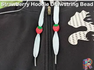 🍓 Sweet Strawberry Drawstring Bead – A Berry Cute Accessory