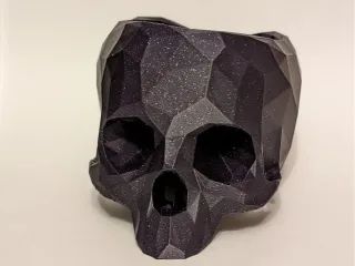 Skull Low Poly - Pot Plant/Pen Holder