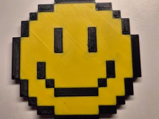 pixal smiley face