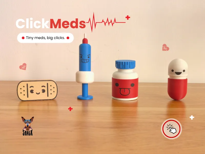 ClickMeds – Kawaii Medical Clicker Set