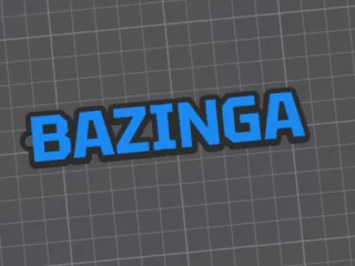BAZINGA Keychain