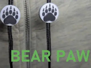 Bear Paw - Drawstring Bead