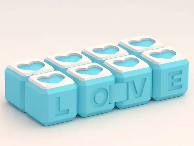 Valentines Day - Infinity Cube Fidget