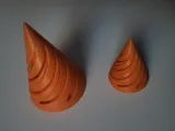 Spiral Fidget Cone Passthrough Spinner Easy Print-0
