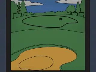 Golf Shadowbox Display