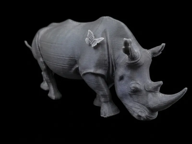 Rhino draft print