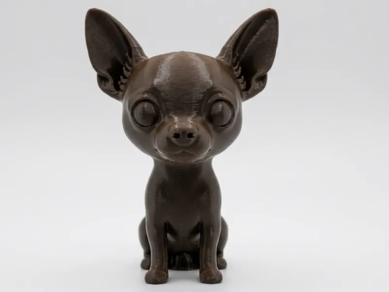 Adorabile stampa 3D del Prague Ratter – Statuetta del cane Prazsky Krysarik