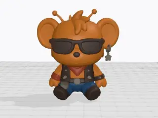 Throttle from "Biker Mice From Mars" cute version