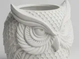Eulen - Kopf, Hexa Design - Behälter - Blumentopf-0