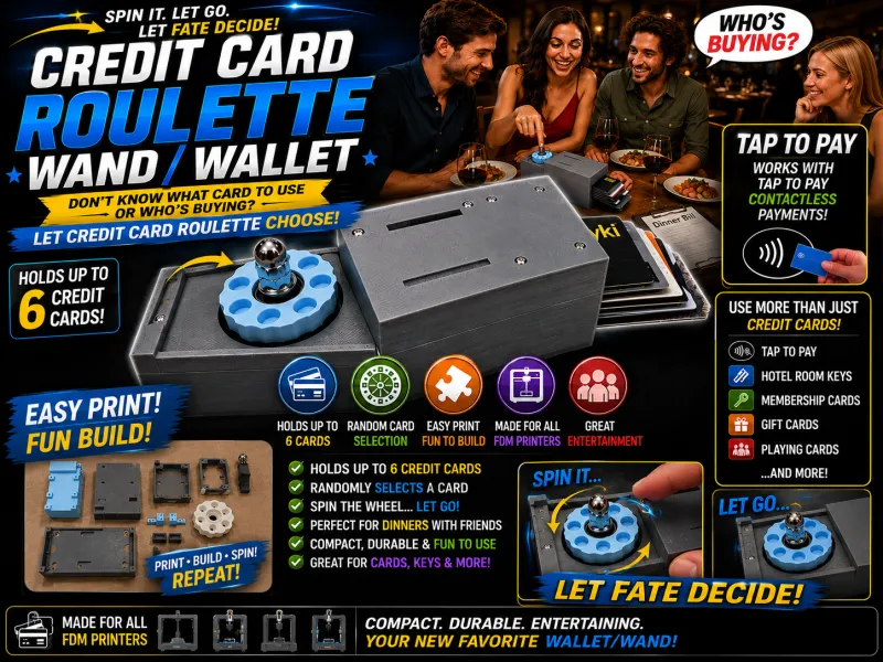 Portafoglio Carte di Credito Roulette Tap to Pay