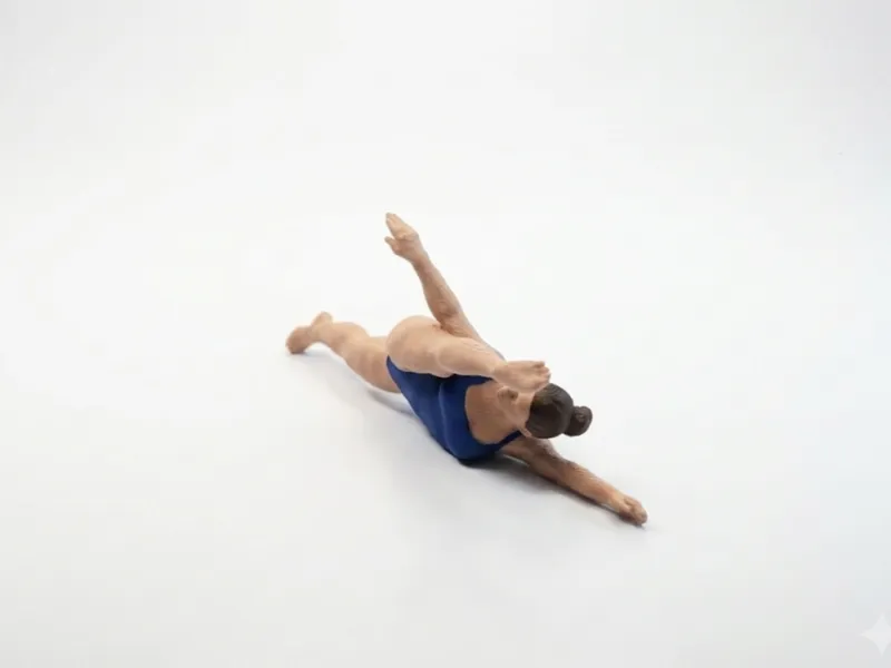 Estatueta de Bailarina V4 Estátua de Dança Feminina para Impressão 3D