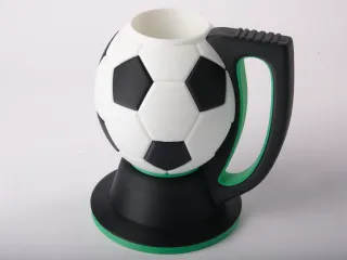 Soccer Ball Drink Holder for Soda Cans and Kitchen Decor