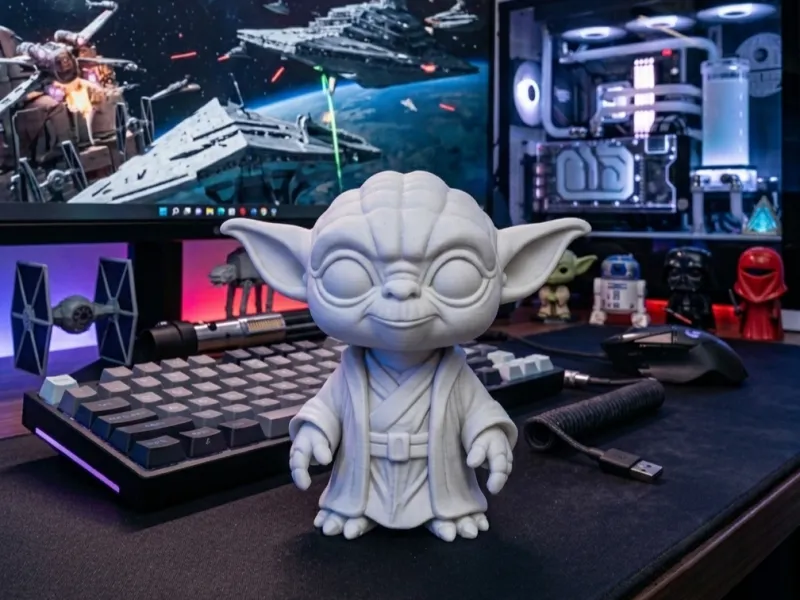 Yoda Chibi en marmol