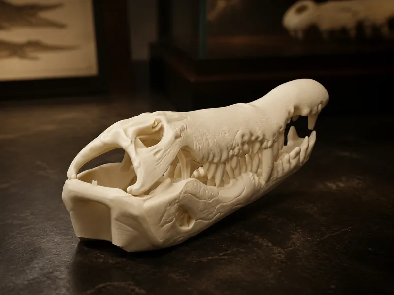 Orinoco Crocodile Skull