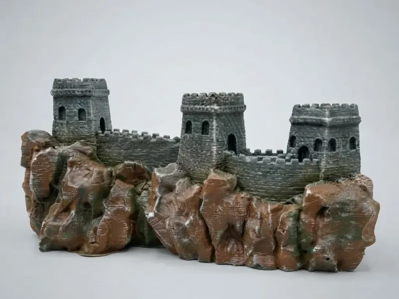 Decoración de acuario Fortaleza del Castillo