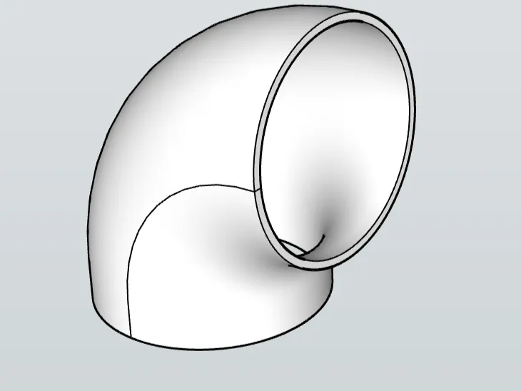 Bocht 58mm
