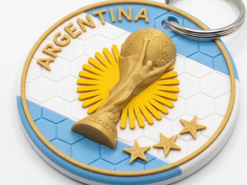 CHAVEIRO ARGENTINA CAMPEÃO ( 3 ESTRELAS )