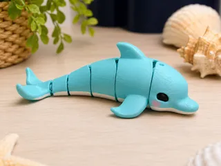 🐬 Delfín Flexi Articulado
