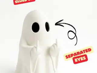 THE CHEEKY & RUDE GHOSTS (PAUL & TIM) / HALLOWEEN DECOR