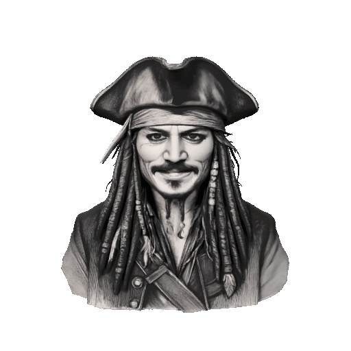 Jack sparrow Bust