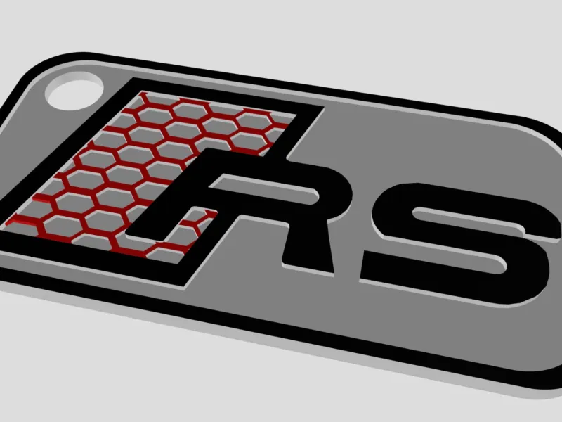 Audi RS Schlüsselanhänger mit / ohne Loch