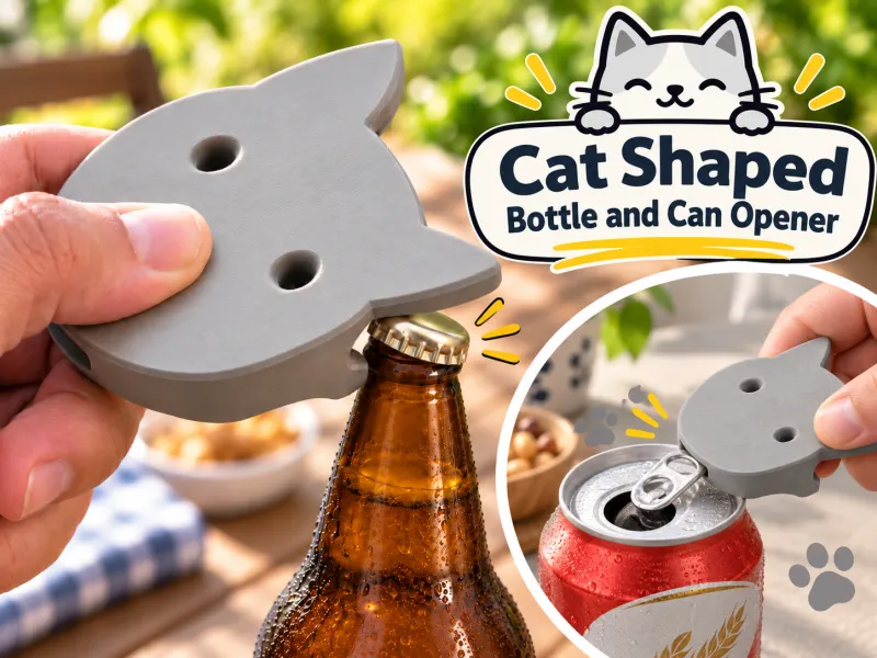 Cat Head 2-in-1 Bottle & Can Opener | Built to Last