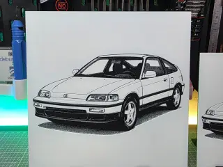 Honda CR-X ED9 - Hueforge - 3 Colors