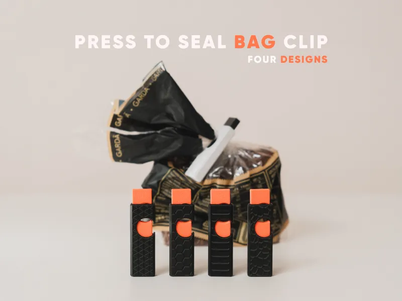 Clip per sigillare sacchetti a pressione