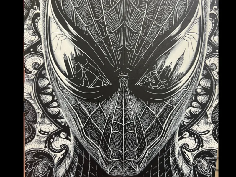 spiderman BW V2 Hueforge 200x200