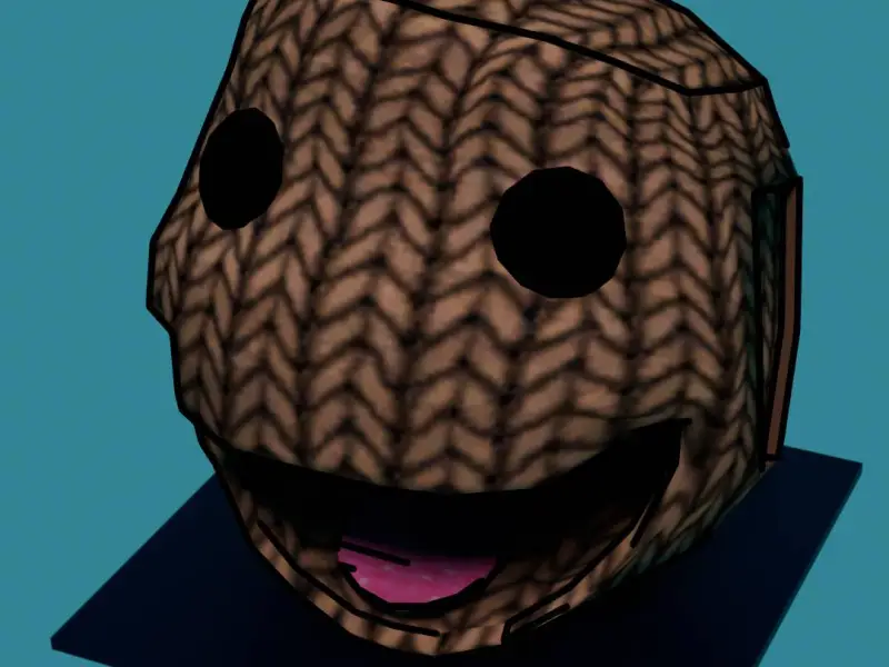 Sackboy Little big planet headset holder