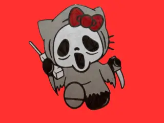 Hello Kitty Ghostface