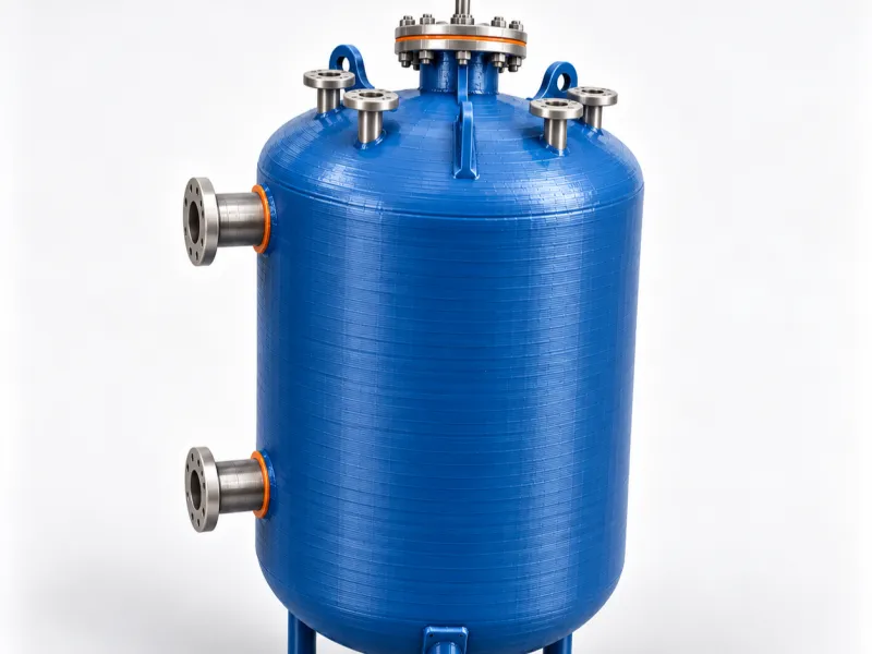 500L Industrial Water Storage Tank STL | Vertical Process Ta