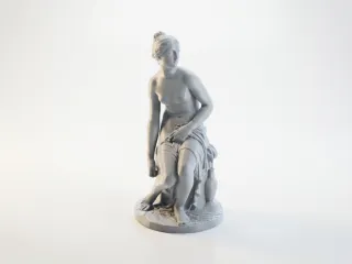 Nymph Classical Sculpture Statue 3D Printable