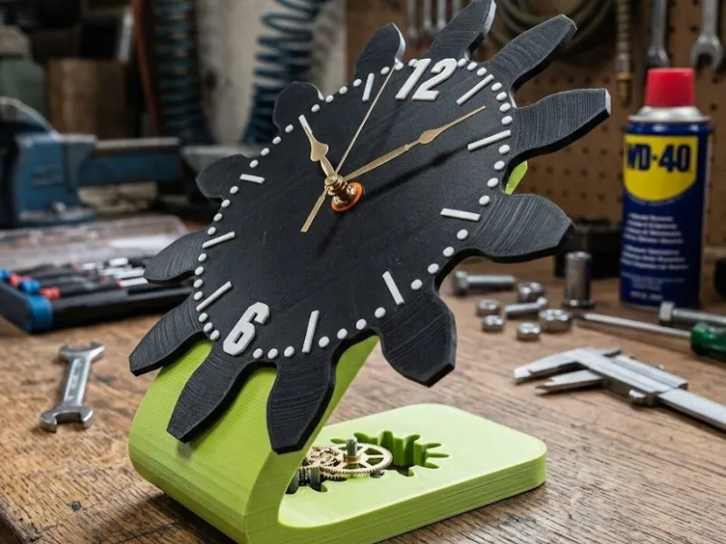 Gear clock