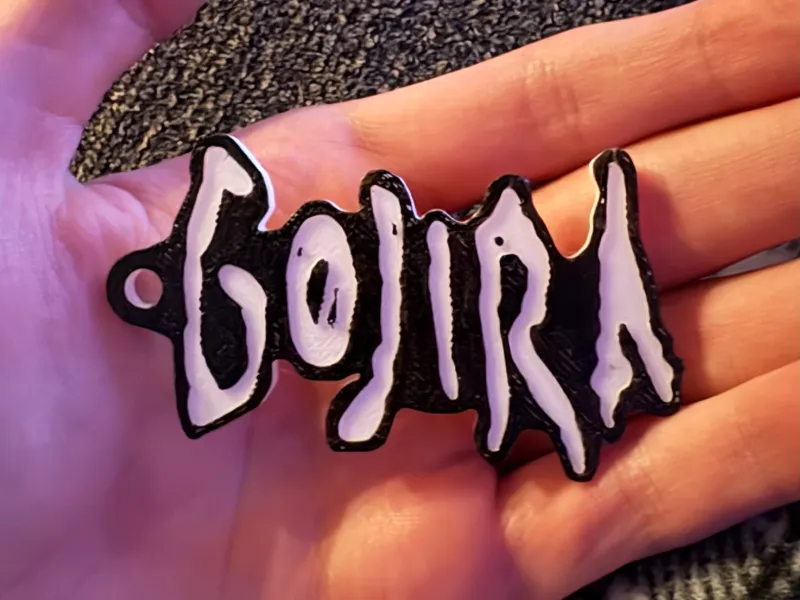 Gojira Keychain