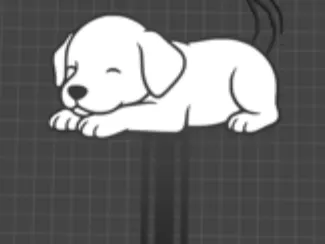 Puppy bookmark