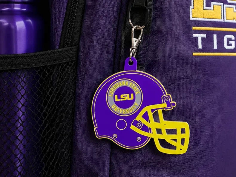 LSU football helmet
