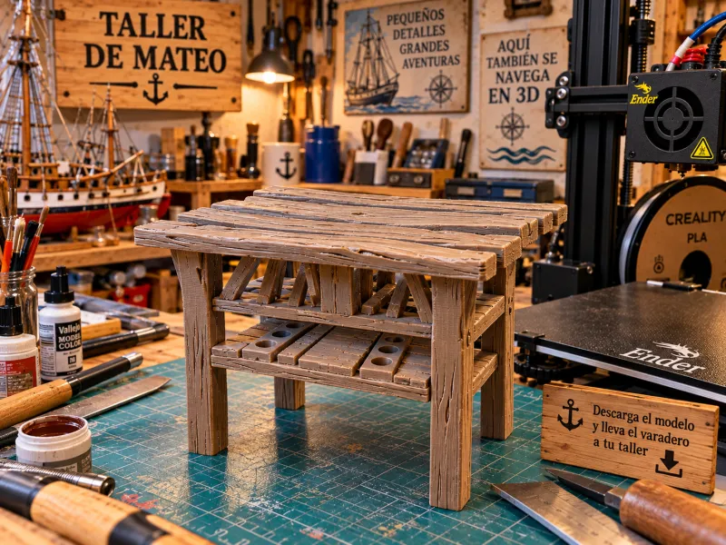 Mesa de Carpintero de Ribera – Varadero Náutico