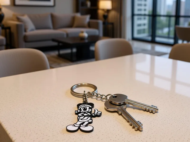 Mickey Christmas Keychain 2