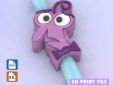 Straw Topper Fear - Inside Out-0