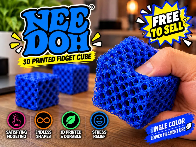 Needoh Fidget Cube TPU
