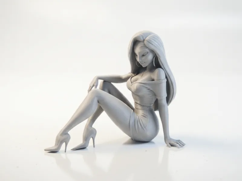 Sat Mulan Figurine Cartoons Animation 3D Printable