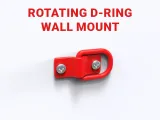 Rotating D-Ring Wall Mount | Swivel Hanging Loop-0