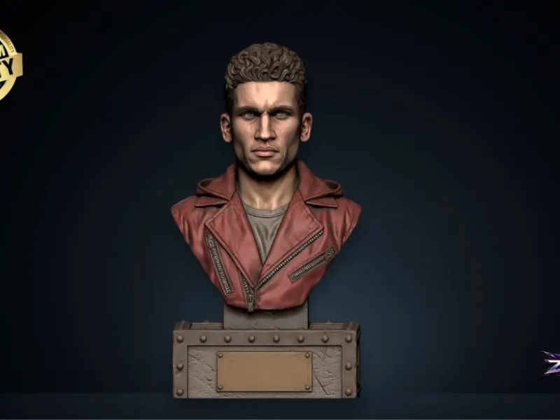 Denver STL La Casa de Papel Bust Sculpture 3D Printable Mode