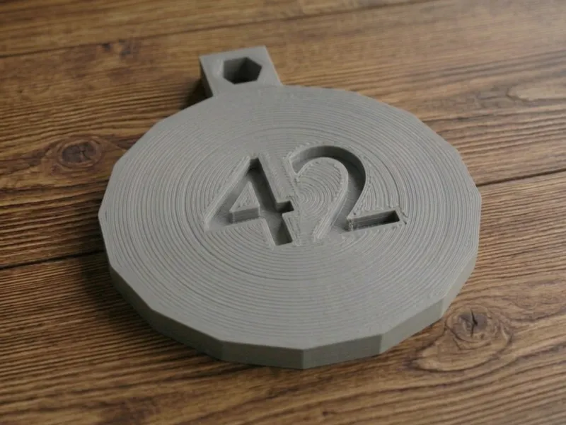 Number 42 Tag
