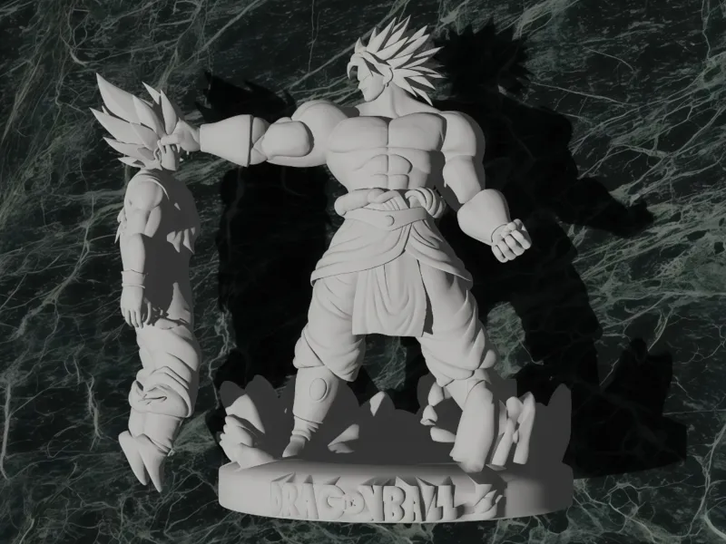 Broly and Goku Dragon Ball Z