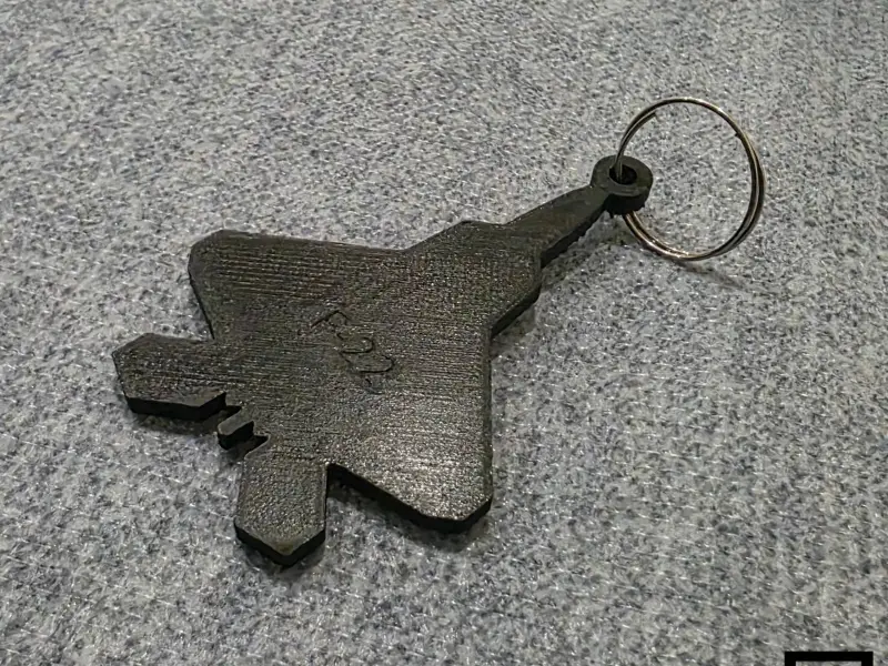 F-22 Raptor Keychain Silhouette