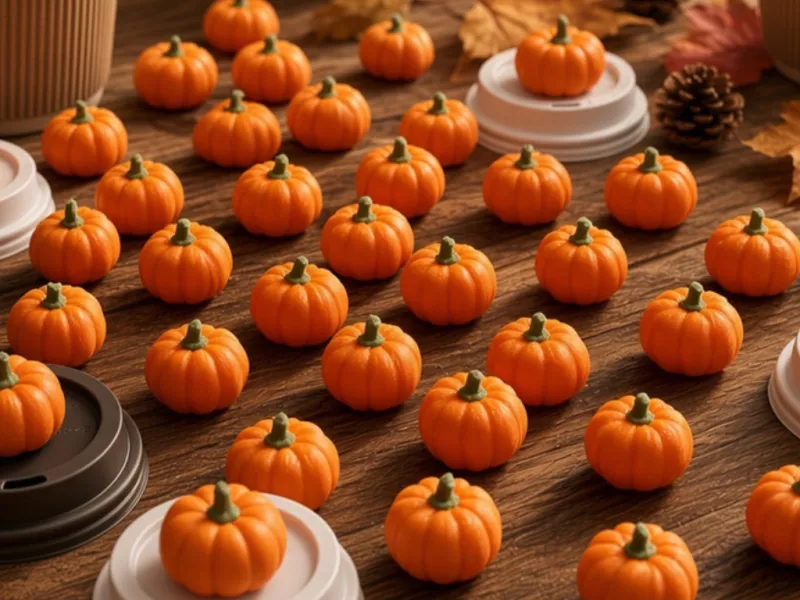 Sonbahar Balkabağı Kahve Kapağı Süsü Koleksiyonu ☕🎃
